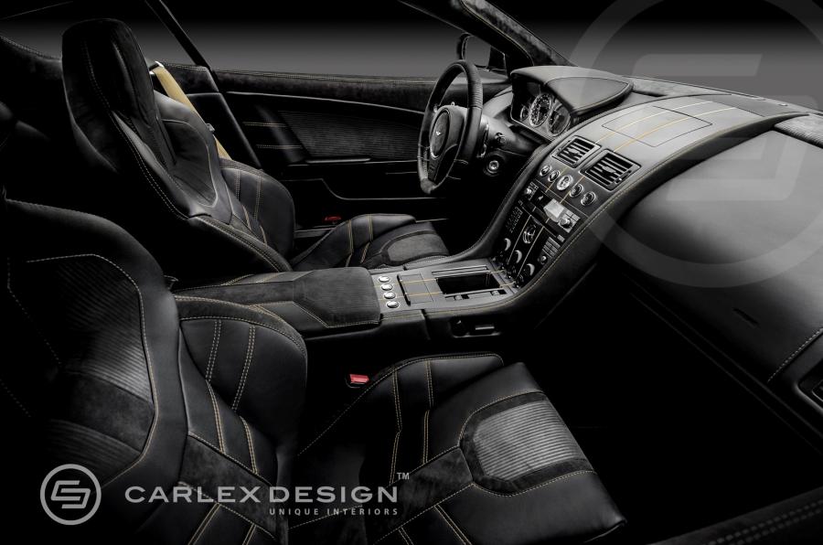 Интерьер Aston Martin DB9 by Carlex Design 2014 года  (фото 3 из 8)